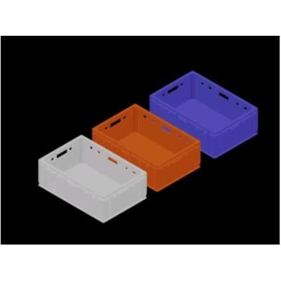 Plastic crate 3d model
