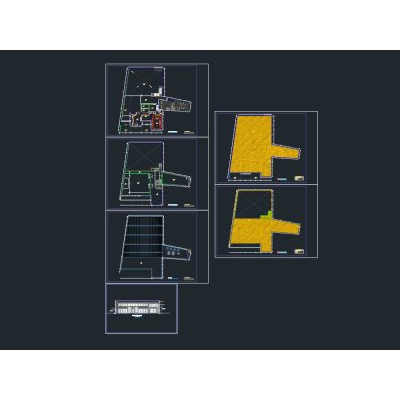 Plano de gimnasio y demolicion de este