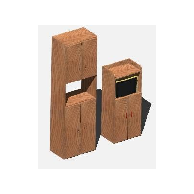 Muebles para microondas 3d