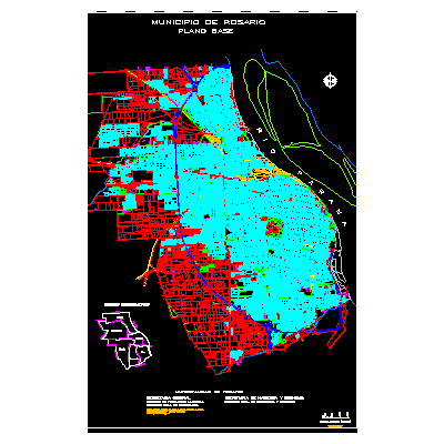 Plano ciudad rosario