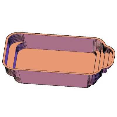 Modelo 3D de Alberca Prefabricada
