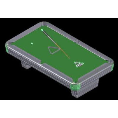 tavolo da biliardo 3d