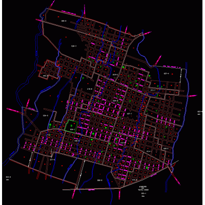 Plano de Traza Urbana de Cacahoatan