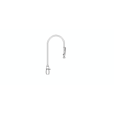 Grifo De Cano Curvo Para Fregadero Industrial En Alzado