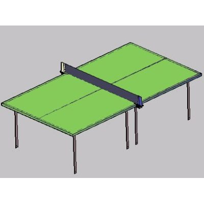 Tavolo da ping pong 3d