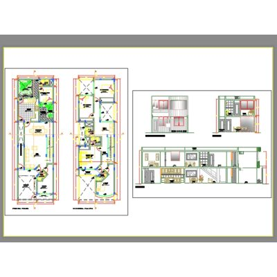 Detailed Plan of a Single-Family Home