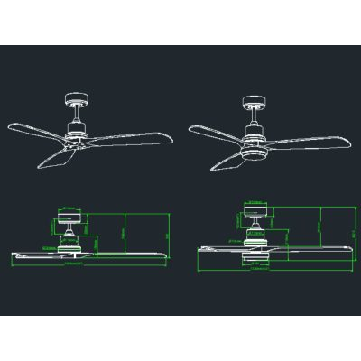 Ventilador de techo desestratificador de aire