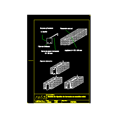 Detalles de Gaviones - Plano CAD
