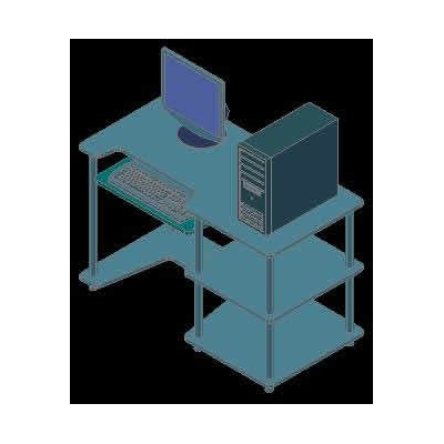 3d computer table