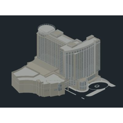 3d edificio hotel