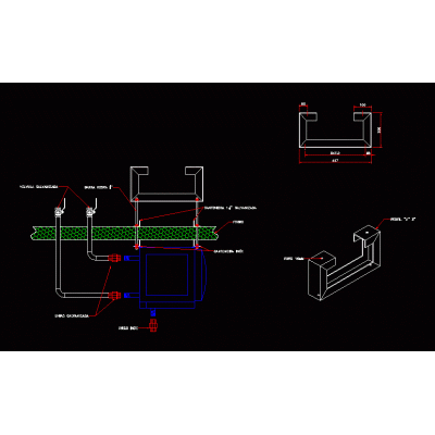 Soporte Industrial de Perfil U