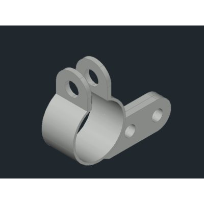 Abrazadera Metalica 3D