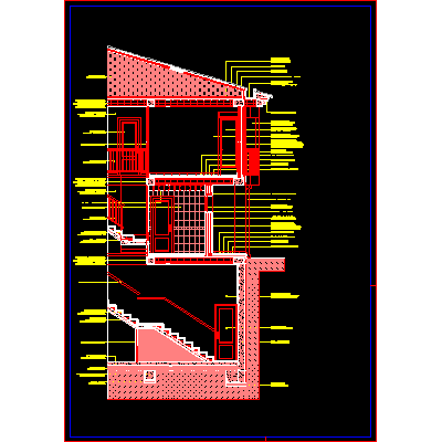 Seccion constructiva vivienda unifamiliar
