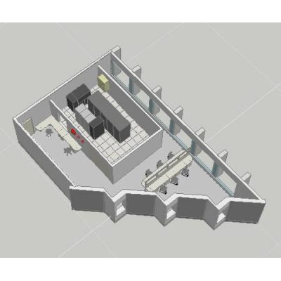 Centro de datos 3d