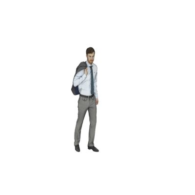 Hombre vestido formal 3d