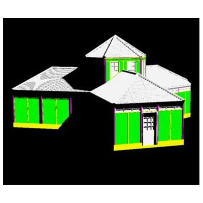 Cuna guarderia 3d