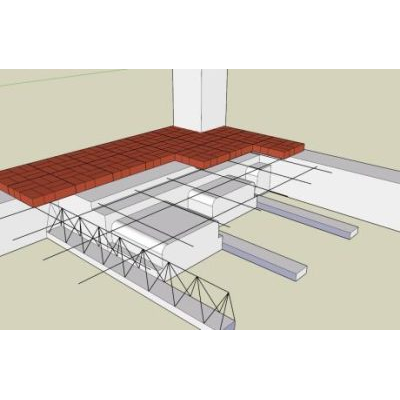 Detalle constructivo de forjado unidireccional
