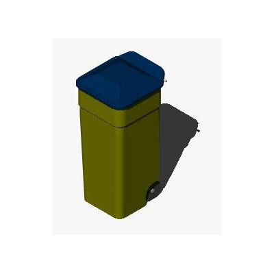 Caneca - basurero 3d