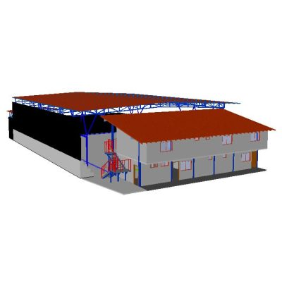 Complejo deportivo 3d