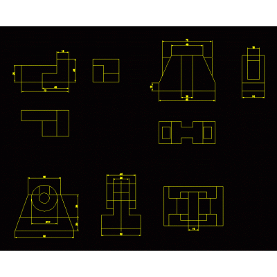 Drawing of mechanical parts