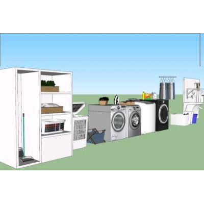 3d laundry furniture