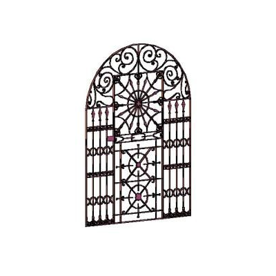 Reja de forja 3d