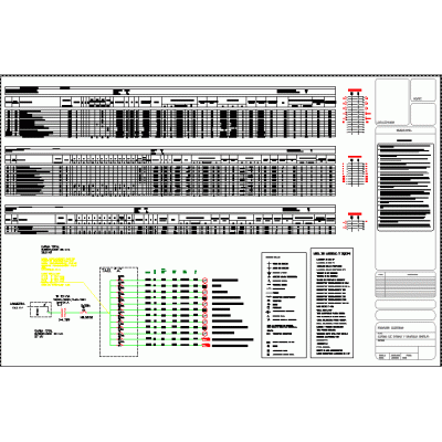 Diagrama unifilar y cuadro de cargas residencial