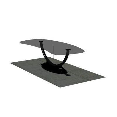 Modernist Glass Table