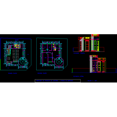 Proyecto de oficinas con cafeteria