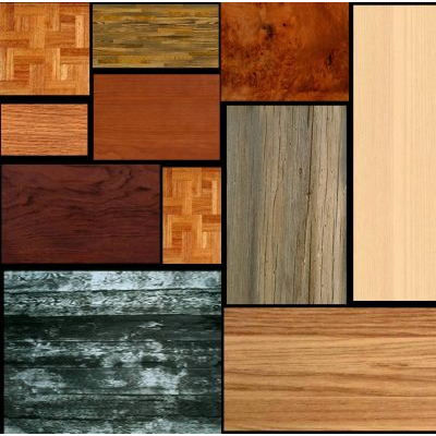 Varietà di texture del legno