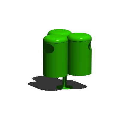 Bote basura 3d