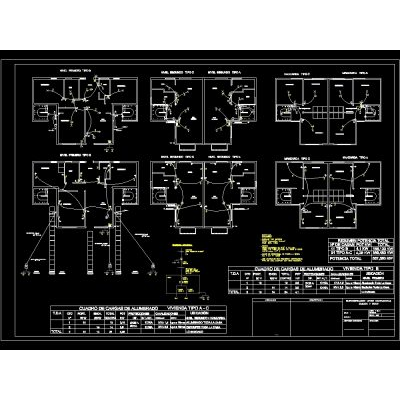 Plano electrico domiciliario habitable