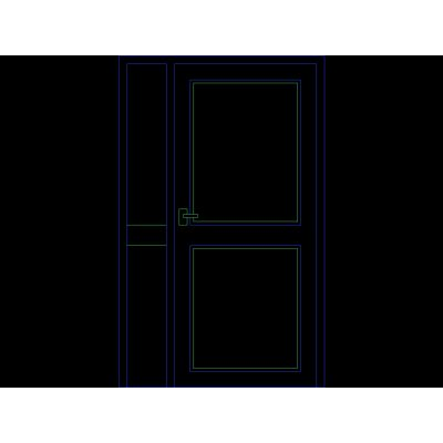 Puerta con Panel Lateral Integrado