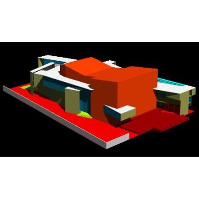 Centro cultural 3d