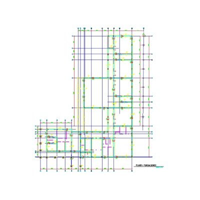 Estructura de Fundacion para Jardin Infantil