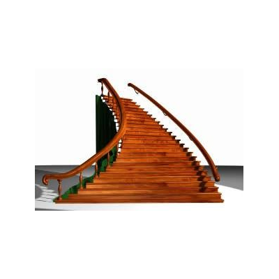 Escalera Clasica en 3D con Toque Moderno
