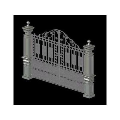 Porton de hierro 3d
