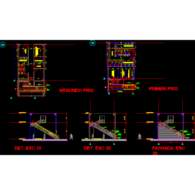 Escalera de servicio
