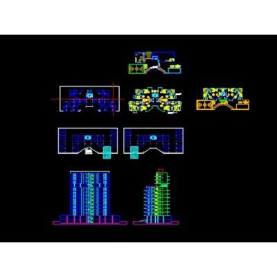 Torre de apartamento de 12 niveles