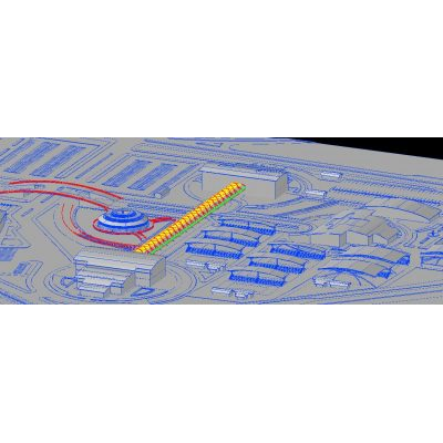 Complejo deportivo 3d