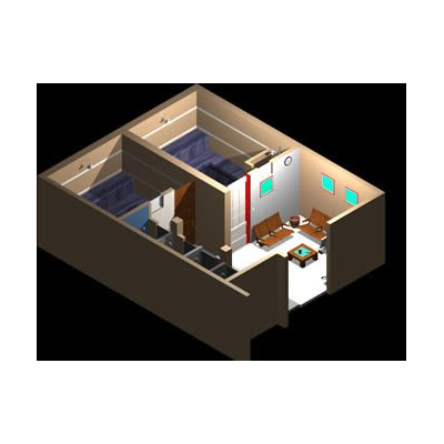 Sauna interior