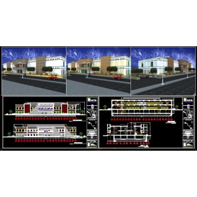 Mercado tlacotepec de benito juarez fachadas