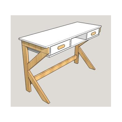 3d study table