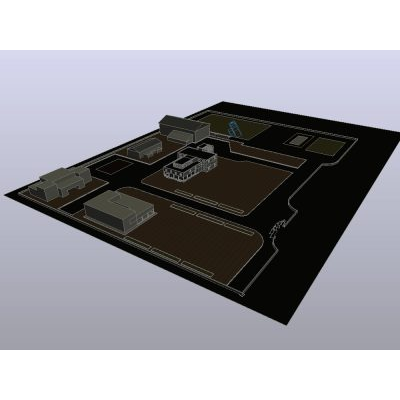 Institución educativa 3d