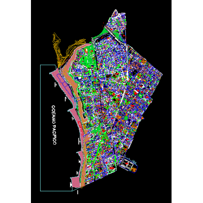 Plano catastral - barranco -