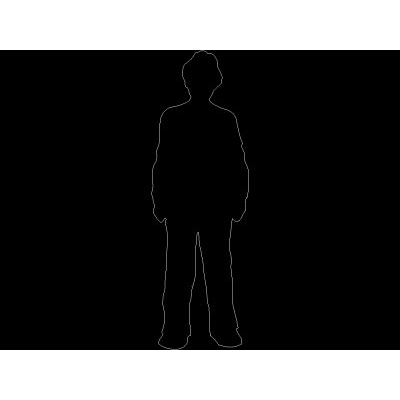 Figura Humana en Perfil Frontal