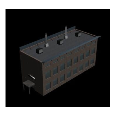 Modelo 3D Edificio Corporativo