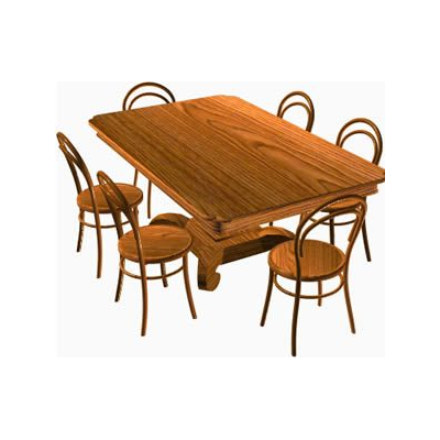 Classic Wooden Dining Set