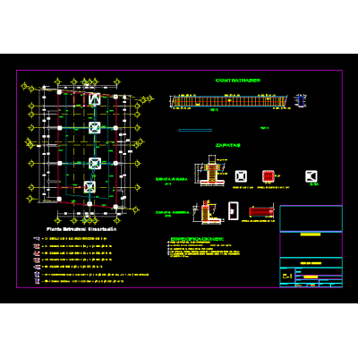 Cimentacion de edificio de departamentos