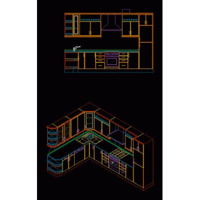 Proyecto de Cocina en 3D